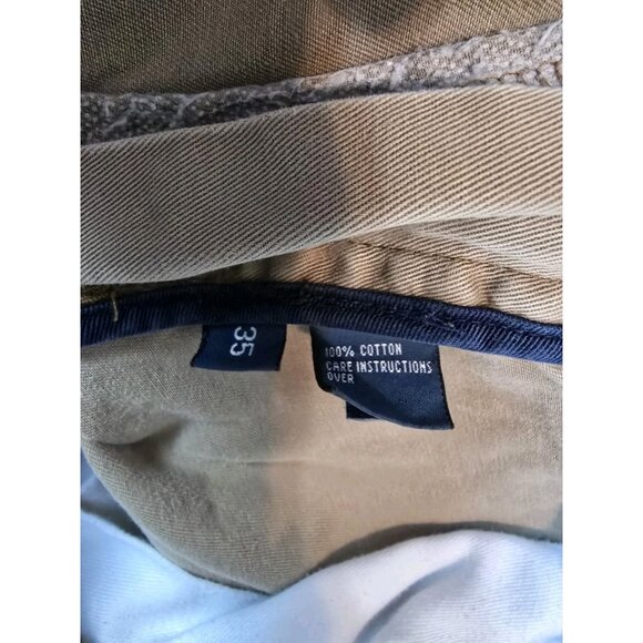 Vintage Polo Ralph Lauren Paratrooper Cargo Shorts Mens 35 Military Heavy Khaki - Picture 5 of 5